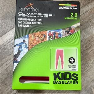 Terramar Kids Baselayer Pants W7539 - Pink